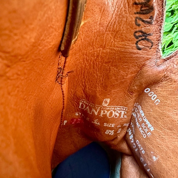 DAN POST, MENS, MARTEL #26621 WESTERN BOOTS. SIZE 8 1/2D - Picture 12 of 12